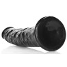 Real Rock Ultra Skin Gode Slim Dildo RealRock 15.5 x 3.8cm Noir